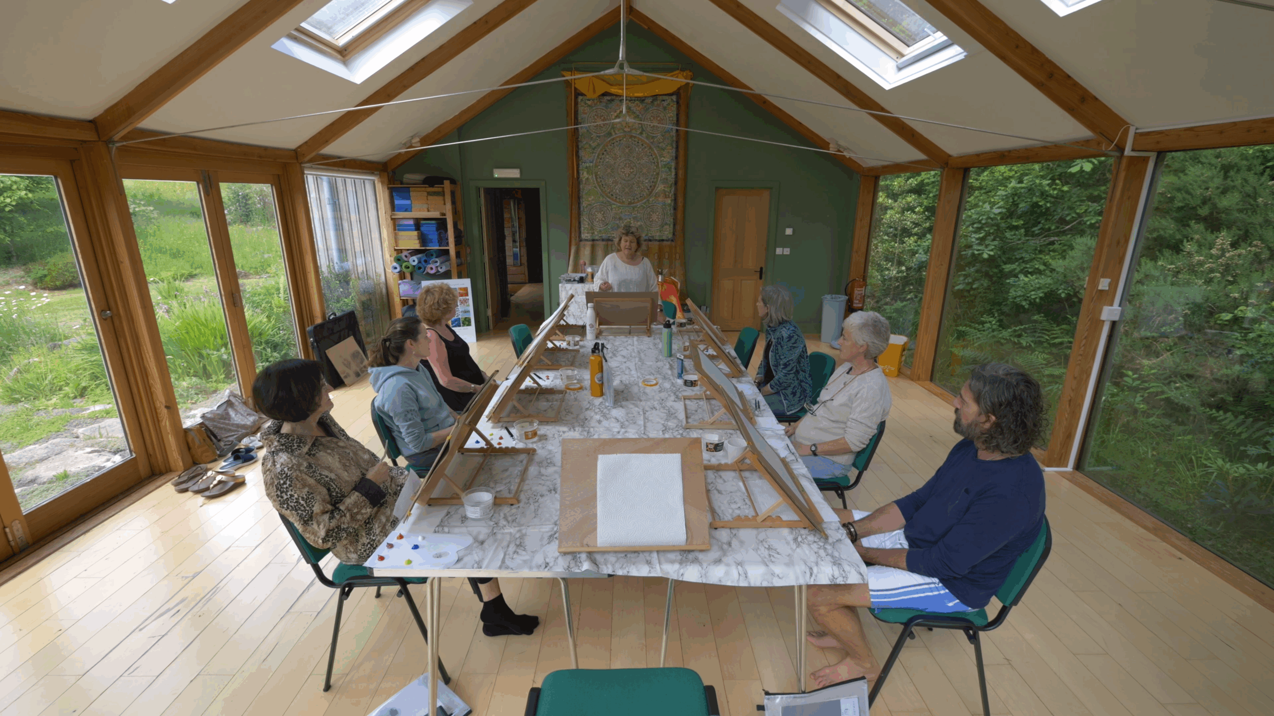 Art & Yoga Retreat Promotion