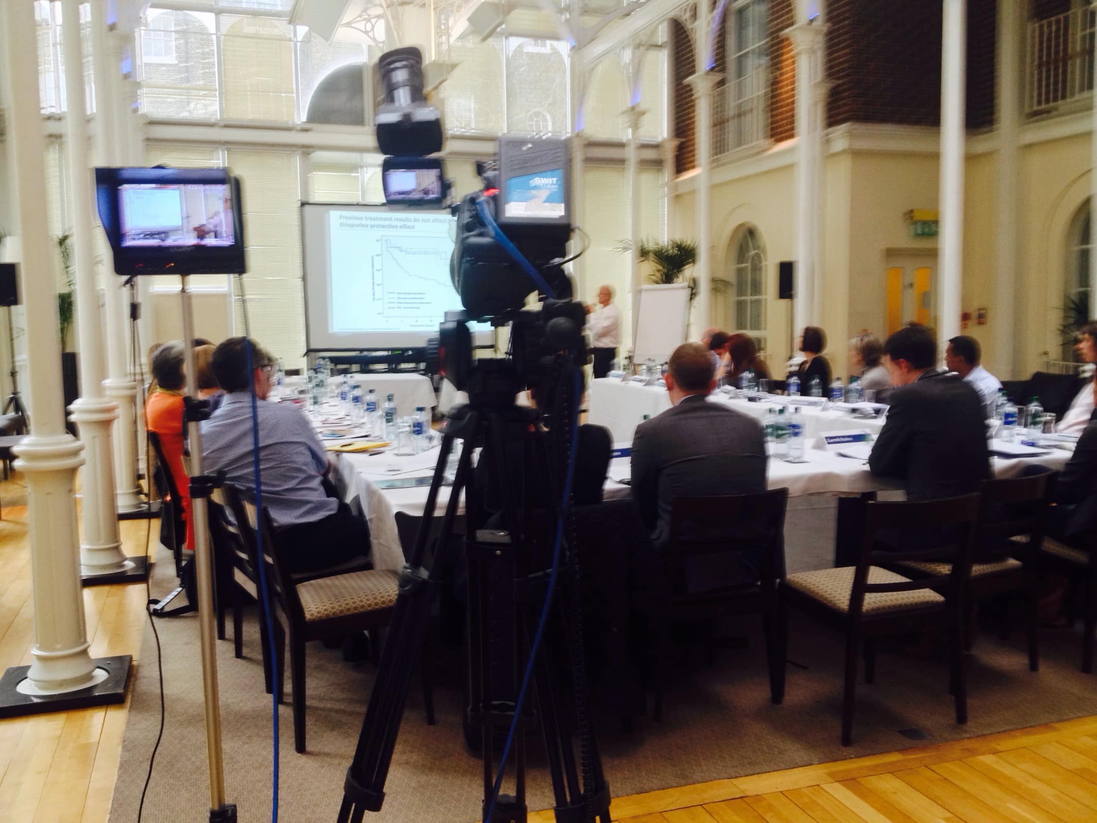 Filming abbvie medical conference london
